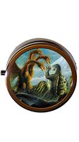 Godzilla Pill Box King Ghidora Medication Box Jewelry