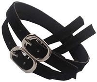 Durable Hold Loose high Heeled Shoes, Girl's Detachable Shoe Straps, Black