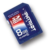 NEW 8Gb Genuine Patriot Memory Card for CANON EOS REBEL XS SLR Digital Camera