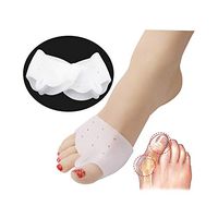 Gel Hallux Valgus Orthopedic Toe Separator Metatarsal Cushion Metatarsal Pads Forefoot Invisible Anti-Slip Pad Foot Care Insoles Pain Relief for Women Men 5 Pairs