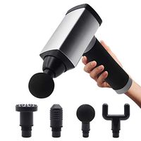 Hand held Deep Muscle Fascia Massage Gun, Pure Wave Massager,Powerful Cordless Deep Tissue Muscle Massager,Muscle Portable Massage Device Massage Body Relax Tools for 4 Massage Head