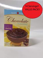 14 Servings (2 Boxes) Health Wise Double Chocolate Pudding for Weight Loss, Hunger Control, and Appetite suppressant 15 Grams of Protein 90 Calories, Trans Fat Free