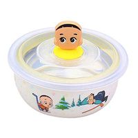 AXZHYX Bowl Bowl Feeding Bowl Cute Little Bowl for Toddlers Kids Kindergarten Set Bowl Hotel Tableware Home Noodles Boiled Fish Soup Bowl (Color : White, Size : 126CM/62INCH)