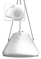 SPECO SP30PT 30Watt 5.25 Pendant Speaker and Chain WH (SPC-SP30PT)