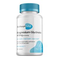 Magnesium Glycinate - Not Buffered - Great for Headaches, Sleep, Energy, and Leg Cramps - Non-GMO - 90 Count