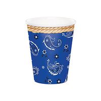Blue Bandana 9oz Hot/Cold Cups (8 ct)
