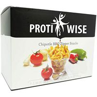 ProtiWise - Chipotle BBQ Zippers | High Protein Diet | Low Calorie, Low Fat, Low Sugar (7/Box)