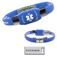 "Pacemaker" Elite Medical Alert ID Bracelet for Men and Women