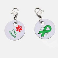 Lyme Disease Snap-On Bracelet Charm-Parent (Stainless Steel),98
