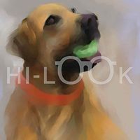 Hi-Look Microfiber Cleaning Cloth, dog design - Dog and Ball