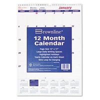 Brownline 2012 Monthly Wall Calendar, 12 x 17-Inches (C171102)