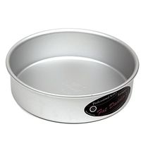 Fat Daddio's PRD-122 Round Cake Pan, 12 x 2 Inch, Silver