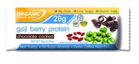 Organic Food Bar- Goji Berry Protein Chocolate Covered Bar, 20G