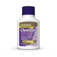 GoodSense ClearLax, Polyethylene Glycol 3350 Powder for Solution, Osmotic Laxative and Stool Softener for Constipation Relief, 8.3 Ounce