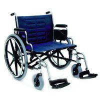 Invacare Tracer IV Wheelchair with Heavy Duty Wheels - Tracer IV Wheelchair 24 in x 18 in Seat, Desk-Length Arms 9153639571 - A13610 02