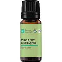 Bloomy Essentials Organic Oregano Essential Oil 10 mL (1/3 oz) - USDA Certified Organic - 100% Vegan, Pure, Therapeutic Grade, Undiluted, Great in a Household Cleaner