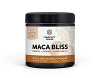 Maca Bliss, Black Maca Dual Extract Powder, 10:1 Concentation, Better Than Gelatinized, 30 Servings, 60g (2.1oz)