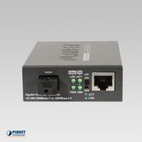 PLANET 10/100/1000Base-TX to 1000FX WDM Bi-Directional Media Converter (SM, WDM, 1550nm, 15Km) / GT-806B15 /