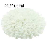 Handcraft Soft Chiffon Round Flower Blanket Newborn Photography Props Girl