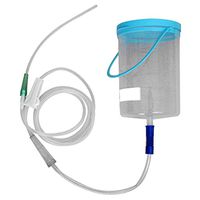 Enema Bucket Vagina Cleaning Kit Enema Bottle Pump Vaginal Anal Douche Cleaner at Home Colonic Kit Suitable for Coffee, Water and Gerson Therapy(40.58OZ)