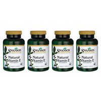 Swanson Natural Vitamin E 1000 Iu (671.10 Milligrams) 100 Sgels (4 Pack)
