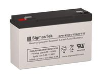 FB6-10 6 Volt 12 AmpH SLA Replacement Battery with F1 Terminal