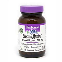 BlueBonnet Broccoli Active Vegetarian Capsules, 500 mg, 60 Count