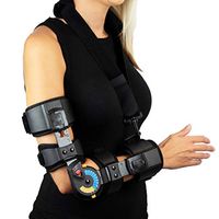 American Heritage Industries Elbow ROM Brace- Hinged Elbow Brace for Post Op Elbow Fracture Rehabilitation, Right or Left (Right)