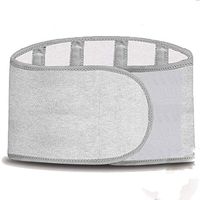 JDkilp Protection Stomach,Warm Belt,Palace Waist Cold Warm Protection Waist Men and Women Nursing Belly Artifact (Color : Support Gray, Size : L)