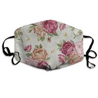 Face Mask Habby Chic Floral Special Cycling Half Face Earloop Dust Mask for Woman