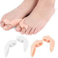 Bunion Corrector Toe Separators Spacers Straighteners Splint for Tailors Bunion, Hallux Valgus, Big Toe Joint, Hammer Toe (Color : Skin)