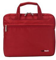 Navitech Red Sleek Premium Water Resistant Shock Absorbent 13.1 to 15.4 Laptop/Notebook Carry Bag Case Compatible with The HP EliteBook 2540p - Core i7 640LM