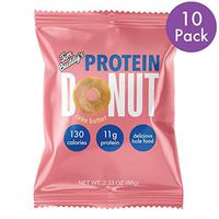 Jim Buddy's Protein Donuts, Low Carb with 11g of Protein, 2.12 oz (10 Pack, Cake Batter)