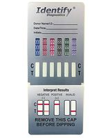 25 Pack Identify Diagnostics 6 Panel Drug Test Dip - Testing Instantly for 6 Different Drugs THC, COC, MOP, OXY, MET, BZO ID-CP6-DIP (25)