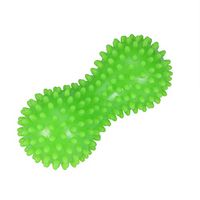 LIOOBO Spiky Peanut Ball Foot Massage Roller Myofascial Balls for Plantar Fasciitis Mobility Back Foot Arch (Green)