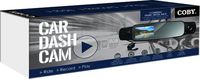 Coby DCHDM-305 Rearview Mirror Dash Cam with 3 Cameras Front, Back & Inside with DVR