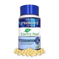 60 Day Supply – Earth’s Pearl Probiotic & Prebiotic – for Women, Men and Kids - Advanced Digestive Gut Health and Enzyme Support - One a Day Pearls - Billions of Live Cultures