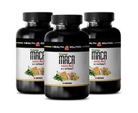 Mood Enhancer Supplements for Women - MACA Extract 4:1 Premium 1600MG - red maca Capsules for Men - 3 Bottles 180 Capsules