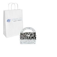 Sparkles Make It Special 10-pcs Purse Favor Candy Boxes Wedding Gift Candy Boxes Mirror Silver