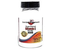 Super Natural Vitamin E 400IU / Selenium 50mcg * 100 Caps 100% Natural - by EarhNaturalSupplements