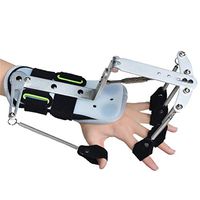 LMEIL Adjustable Finger Wrist Orthotics, Hand Wrist Rehabilitation Training Finger Orthotics for Stroke Hemiplegia Patients Tendons Exercise