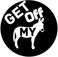 Keen Get Off My Ass Vinyl Decal Sticker|Car Truck Van Wall Laptop|White|5.5 in|KCD666