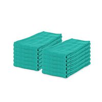 Arkwright Surgical Huck Cleaning Towels, Pack of 12 Absorbent Towel Perfect for your Windows, Glass Painted Metal, Ceramic, Counters, Cabinets (16 x 26 In, Hunter Green)