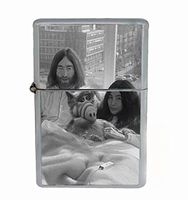 John, Yoko and ALF Funny Weird Flip Top Oil Cigarette Lighter