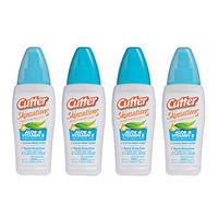 Set of 4 Cutter Skinsations Insect Repellent Aloe Vitamin E Moisturizer Skin Clean Fresh Scent Repel Mosquitoes Sprayer 6 Oz