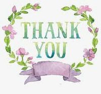 HotSaleStore Sticker Seals 48 Thank You Wreath Flowers Sticker Label Envelope Seals 1.2" Round