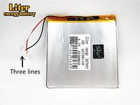 3 Lines 3.7V 3500mAh 32100110 Lithium Polymer Ion Rechargeable Battery Lithium Polymer Li-Po Battery for MP4 GPS MP3 Bluetooth Stereo DIY Gift