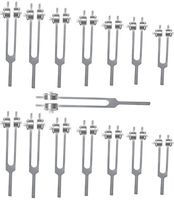 Ira Industry 15 Pc Human Organ Weighted Tuning Fork Set with Activator and Pouch