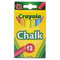 Crayola 12 Nontoxic Colored Chalk 12 pk (Pack of 12)