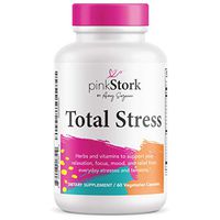 New Release - Pink Stork Total Stress: Vitamins Formulated for Natural Stress Support + Anxiety Relief with Magnesium + Vitamin B12 + Ashwagandha + Zinc, Women-Owned, 60 Capsules